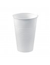 Vaso termoconformado de PP blanco 220 ml, apto para bebidas calientes y frías.