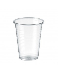 Vaso termoconformado de PP transparente 220 ml, apto para bebidas frías.