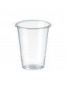Vaso termoconformado de PP transparente 220 ml, apto para bebidas frías.
