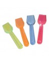 Cucharilla de helado PT-13 de 75 mm en formato bolsa de 1 kg, ideal para heladerías y degustaciones.
