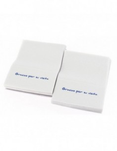 Servilleta Miniservi blanca ideal para cafeterías, bares y servicios de hostelería.