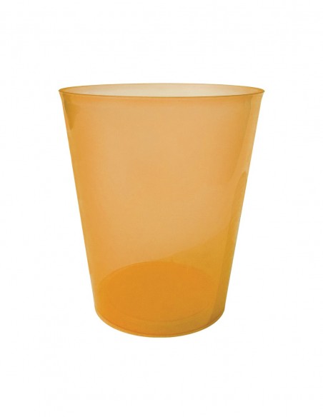 Vaso reutilizable PP de sidra 480 ml naranja TELEVASO