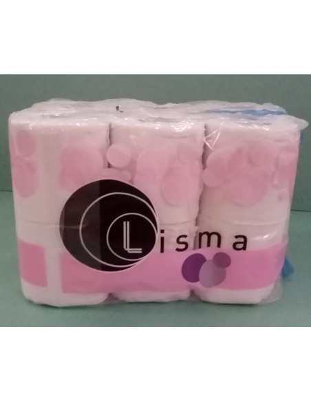 Rollo de papel higiénico doméstico suave y resistente para uso diario.