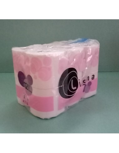 Rollo de papel higiénico doméstico suave y resistente para uso diario.