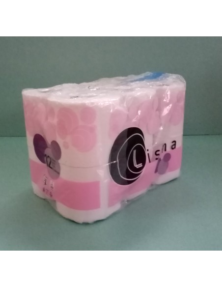 Rollo de papel higiénico doméstico suave y resistente para uso diario.