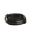 Envase premium con base negra ideal para catering y take away.