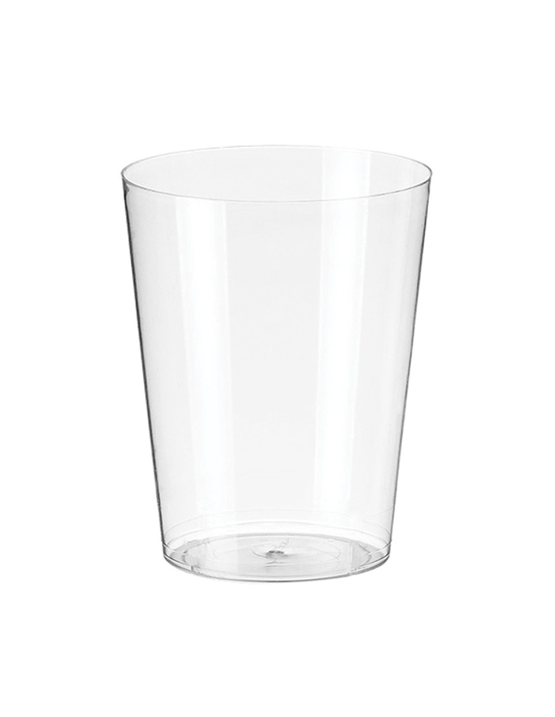 TELEVASO reciclables refresco té helado de polipropileno - Capacidad de 100 ml Vasos de color transparente PP Ideal para bebidas frías como agua 1000 uds zumos 