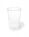 Vaso termoconformado de PP transparente 500 ml, ideal para cerveza, refrescos y bebidas frías.