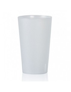 Vaso extrafuerte PP de 330 ml. Alta resistencia y apto para uso intensivo en hostelería y eventos.