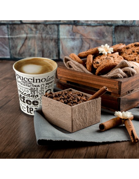 VASO PAPEL CAPUCCINO 90 mm PARA CAFÉ 360 ml (12oz)