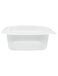 Envase bisagra de PP ideal para take away, delivery y hostelería.