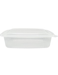 Envase bisagra de PP ideal para take away, delivery y hostelería.