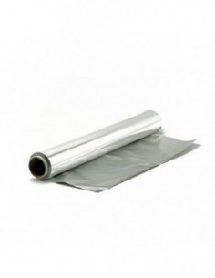 Papel de aluminio de 50 metros ideal para cocinar, conservar y proteger alimentos.