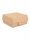 Envase Nano-Micro de gran formato para hamburguesas XXL, apto para microondas.