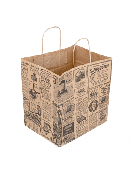 BOLSAS SOS CON ASAS TIMES 90G/M2 26+20X27cm