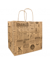 Bolsa SOS de papel con asas modelo TIMES, ideal para take away, delivery y comercios.