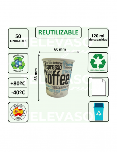 VASO PAPEL 60 mm CAPPUCCINO... 2