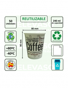 VASO PAPEL 80 mm CAPPUCCINO... 2