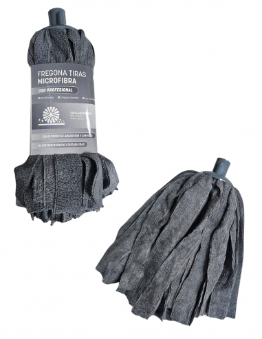 FREGONA TIRAS MICROFIBRA 160G GRIS